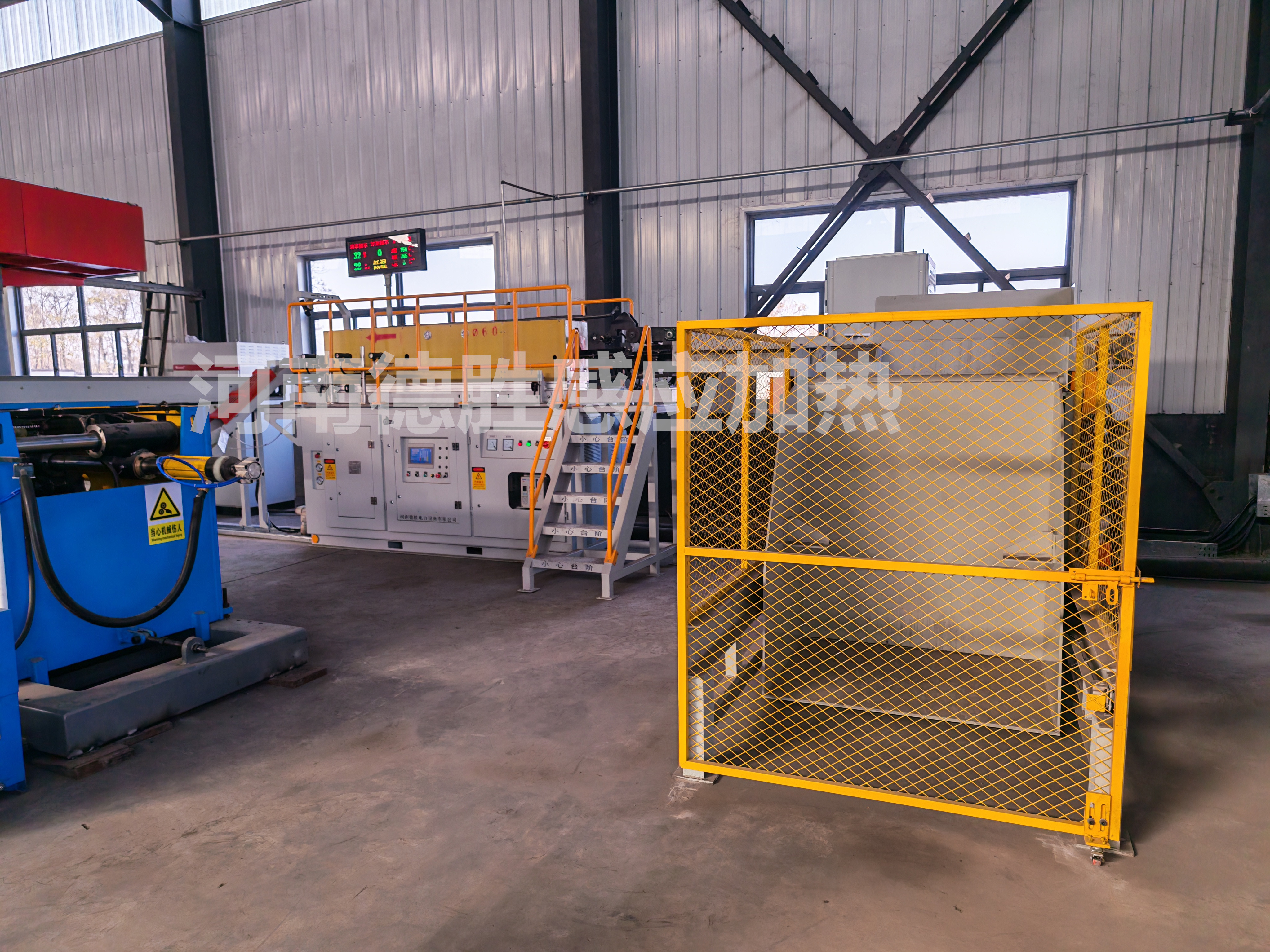 全闭环圆钢中频感应加热设备